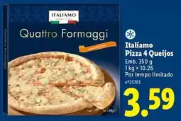 Lidl Italiamo - pizza 4 queijos promoção
