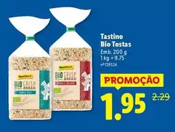Lidl Bio - bio tostas promoção