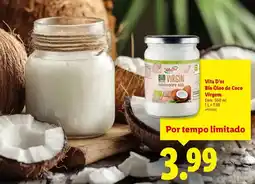 Lidl Vitad'or - bio oleo de coco promoção