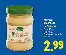 Lidl Bio - maribel bio pasta de sésamo promoção