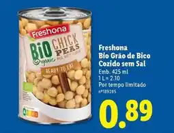Lidl Bio - bio grão de bico cozido sem sal promoção
