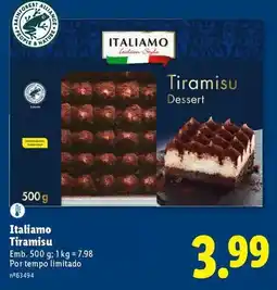 Lidl Italiamo - tiramisu promoção