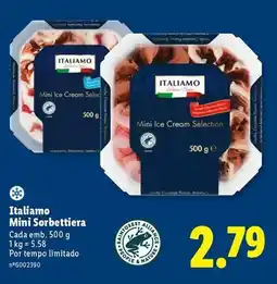 Lidl Italiamo - mini sorbettiera promoção