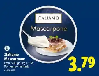Lidl Italiamo - mascarpone promoção