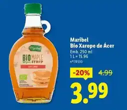 Lidl Bio - bio xarope de acer promoção