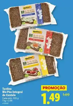 Lidl Bio - bio pao integral de centeiro promoção