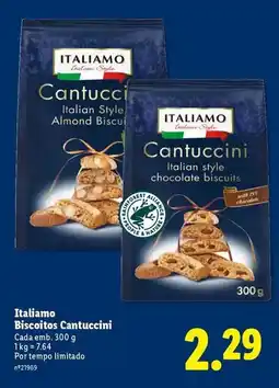 Lidl Italiamo - biscoitos promoção
