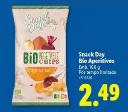 Lidl Bio - snack day bio aperitivos promoção
