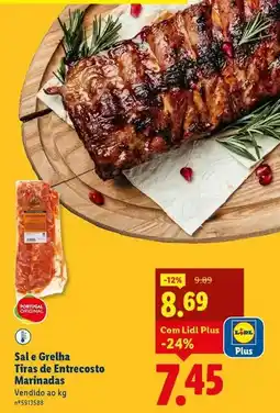 Lidl Portugal - tiras de entrecosto marinadas promoção