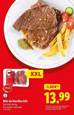 Lidl Nacional - bife de novilho xxl promoção