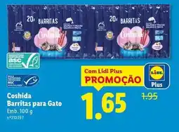 Lidl com - coshida barritas para gato promoção