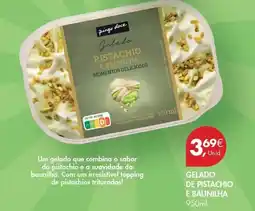 Pingo Doce Pingo doce - gelado de pistachio e baunilha promoção