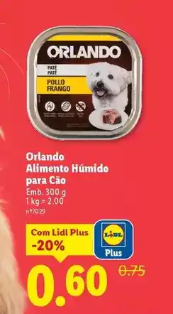 Lidl Orlando - alimento humido para cao promoção