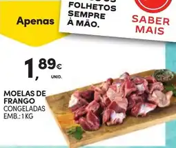 Continente Moelas de frango congeladas promoção