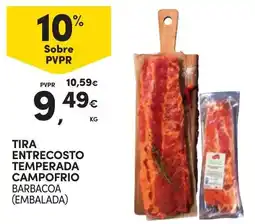 Continente Tira entrecosto temperada campofrio promoção