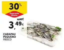 Continente Carapau pequeno fresco promoção