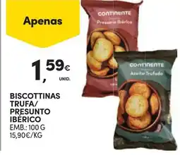Continente Biscottinas trufa/ presunto ibérico promoção
