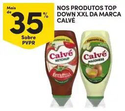 Continente Nos produtos top down xxl da marca calvé promoção
