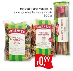 Bolama massa Milaneza tricolor promoção