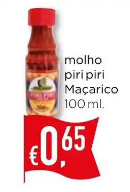 Bolama molho piri piri Maçarico promoção