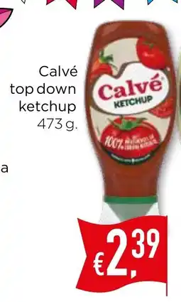 Bolama Calvé top down ketchup promoção