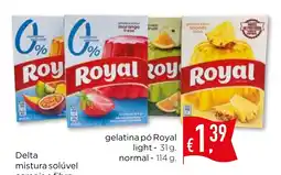 Bolama gelatina pó Royal promoção