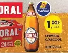 Pingo Doce Coral - cerveja c/alcool promoção