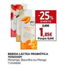 El Corte Inglés Yogoody - bebida láctea probiotica promoção