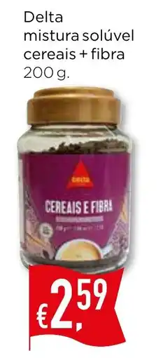 Bolama Delta mistura solúvel cereais + fibra promoção