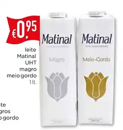 Bolama leite Matinal UHT magro meio gordo promoção