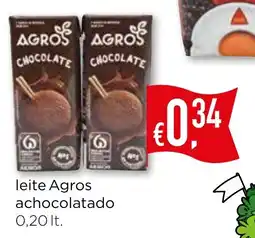 Bolama leite Agros achocolatado promoção