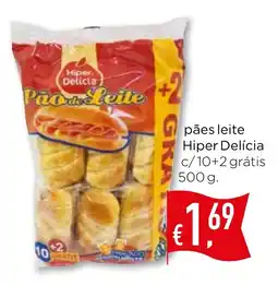 Bolama pães leite Hiper Delícia promoção