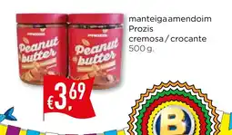 Bolama manteiga amendoim Prozis cremosa/crocante promoção