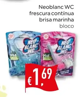 Bolama Neoblanc WC frescura contínua brisa marinha bloco promoção
