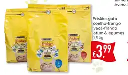 Bolama Friskies gato coelho-frango vaca-frango atum & legumes promoção