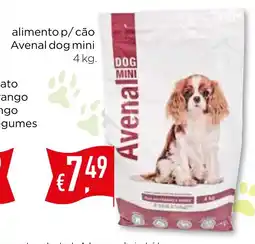 Bolama alimento p/ cão Avenal dog mini promoção