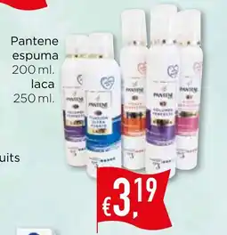 Bolama Pantene espuma , laca promoção