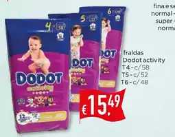 Bolama fraldas Dodot activity promoção