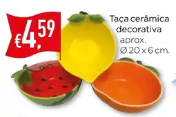 Bolama Taça cerâmica decorativa promoção