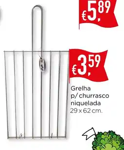 Bolama Grelha p/churrasco niquelada promoção