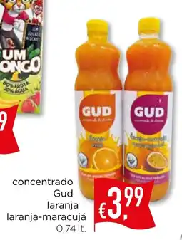 Bolama concentrado Gud laranja laranja-maracujá promoção