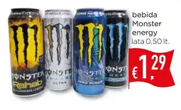 Bolama bebida Monster energy lata promoção