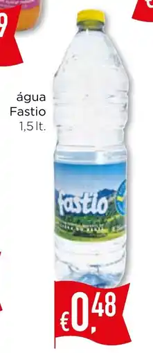 Bolama água Fastio promoção