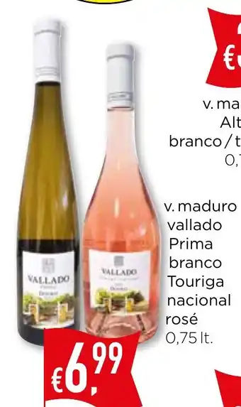 Bolama v. maduro vallado Prima branco Touriga nacional rosé promoção