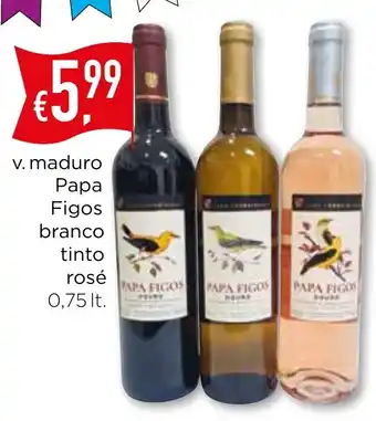Bolama v. maduro Papa Figos branco tinto rosé promoção