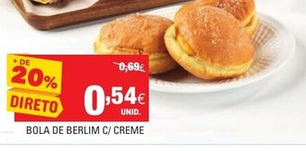BOla de Berlim C/Creme