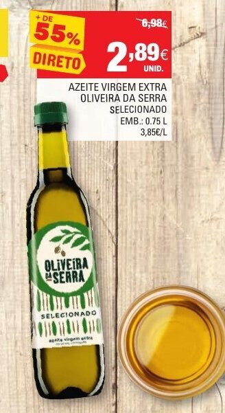 Continente Azeite Virgem Extra Oliveira da Serra 0,75L promoção