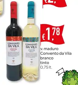Bolama v. maduro Convento da Vila branco tinto promoção