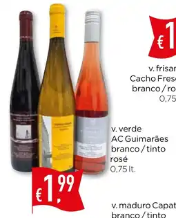 Bolama v. verde AC Guimarães branco/tinto rosé promoção