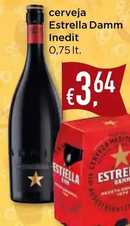 Bolama cerveja Estrella Damm Inedit promoção